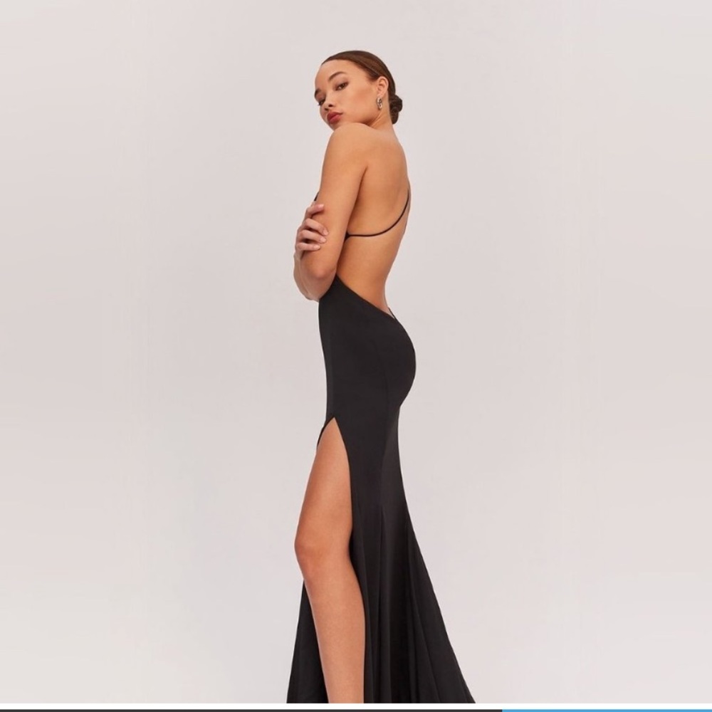 Designer, black Fame & Partners Maxi Dress/Gown size 0/XS